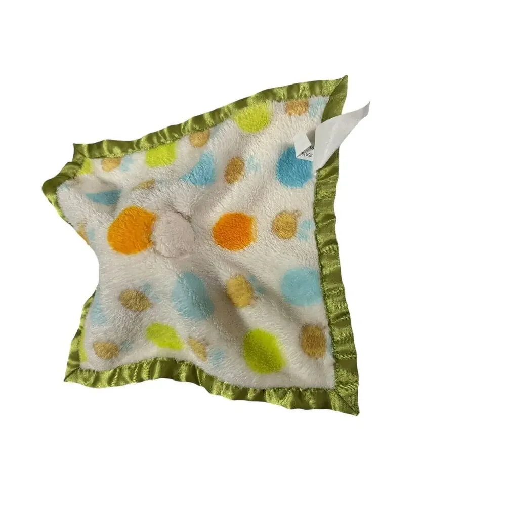 Disney Baby Winnie The Pooh Bees Polka Dots Lovey Security Blanket Satin Trim